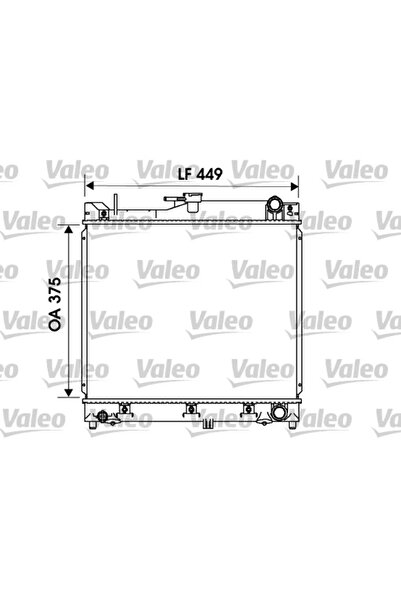 VALEO Radiator Racire Motor Suzuki Jimny Autoturism De Teren, Inchis