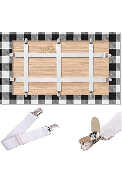 Generic Tablecloth Clips, Adjustable Elastic Holders for Thick Tables and Ben...