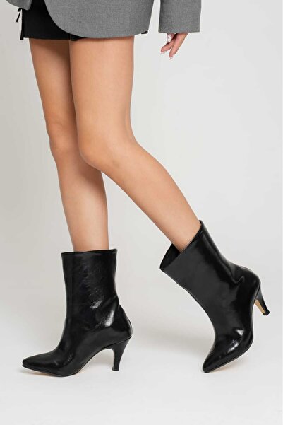 mükemmel adımlar KADIN BOT Sivri Burun İnce Topuk BEJ RUGAN BOT