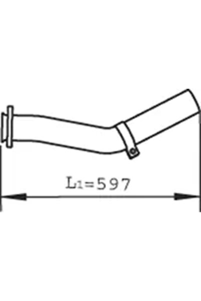 Dinex Racord Evacuare Fata Man Tgl 1/Tgm 1