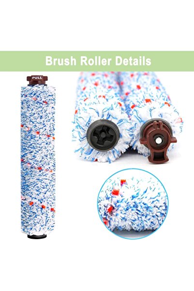 Generic Bvhonwe 8-piece replacement kit for Bissell CrossWave (4 brush rolls 1868 + 4 filters 1866)