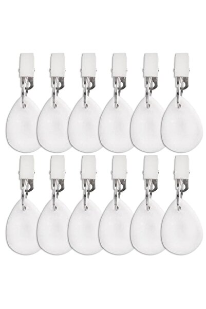 Generic 12 PCS Marble Stone Tablecloth Weights - Teardrop Heavy Table Cover H...