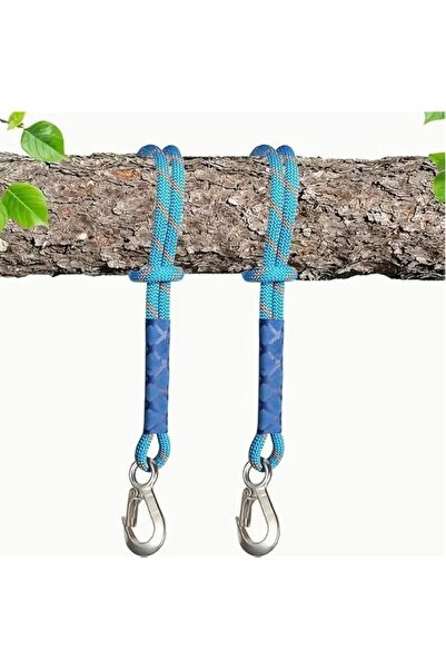 Generic Tazweeq 2 Pcs 0.6 M Blue Tree Swing Rope, Hammock Tree Swing Hanging ...