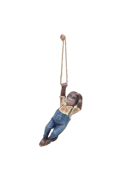 Generic Tnfeeon Cute Hanging Monkey Statue with Synthetic Resin Material for ...