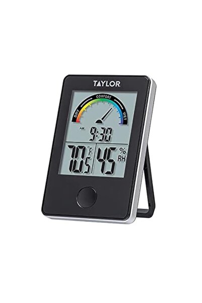 Generic Taylor Digital Indoor Comfort Level Thermometer and Hygrometer, Black