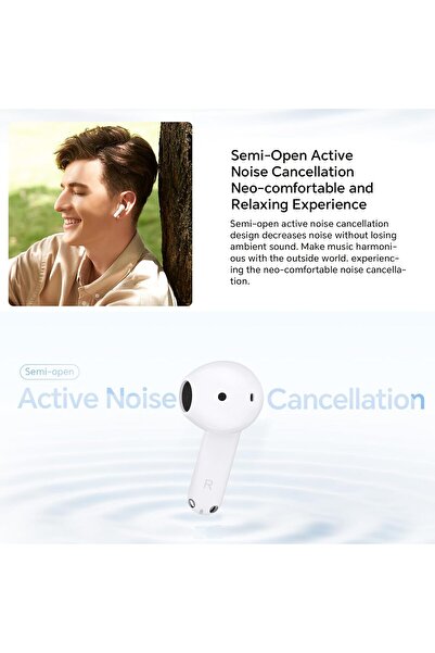 HONOR Choice Earbuds X7e - 40H Bluetooth 5.3 Wireless Earbuds, IP54, White