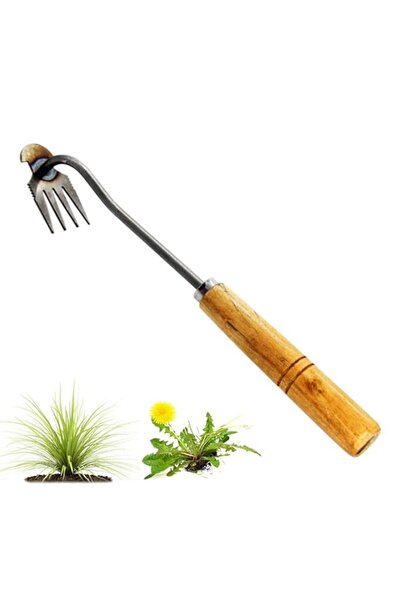 Generic HASTHIP® Weeder Hand Tool 14.1 Inch Manual Weed Puller with 4-Claw St...