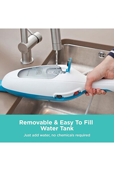 Generic BLACK+DECKER Steam Mop FSMH13E5-B5, 1300W, 380ml, White