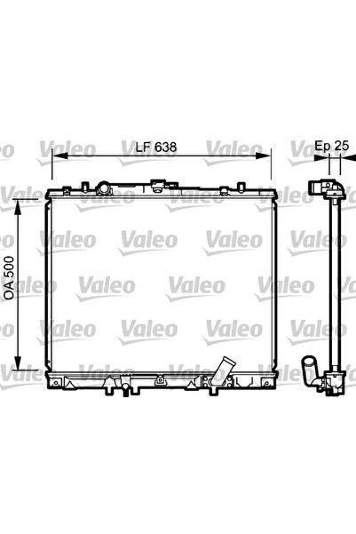 VALEO Radiator Racire Motor Mitsubishi Pajero Sport 1