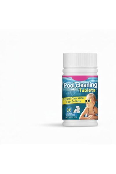 Generic Pool Cleaning Effervescent Tablets, 100g Multipurpose Foam Tablets fo...