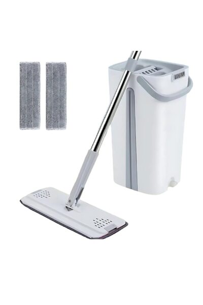 OEM Set mop profesional Macvi cu găleată și funcție de auto-storsare, plastic...