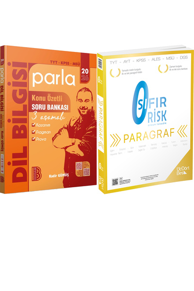 Üç Dört Beş Yayıncılık 2026 Parla Dilbilgisi Soru Bankası - 345 - Paragraf Sı...