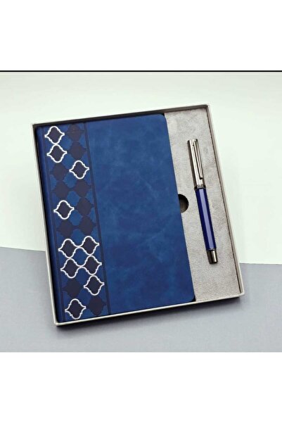 mr shopping مجموعة هدايا من دفتر الملاحظات والقلم من MR مع علبة هدايا بتصميم خاص