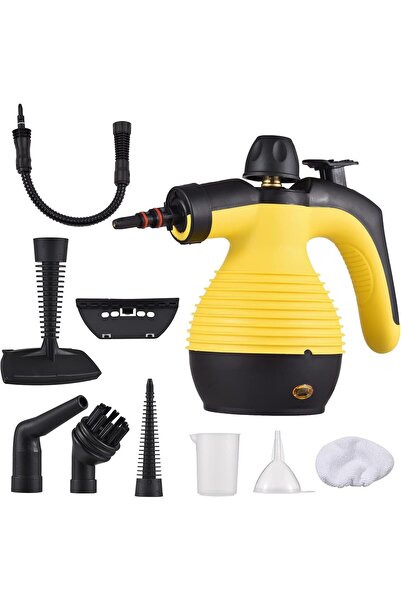 EACAM 1050W Handheld Steam Cleaner, Multi-Function, High-Temperature, 9 Accessories