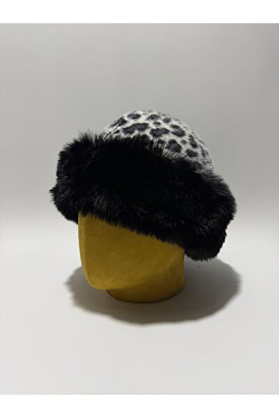 shop Leopard Fur Kalpak Beanie