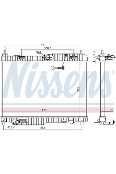 Nissens Radiator Racire Motor Ford B-Max/Ecosport/Fiesta 6