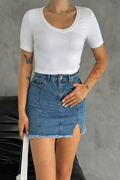 Noa Noa Women's Wide Neck Fit Crop Body – Simple & Powerful Style