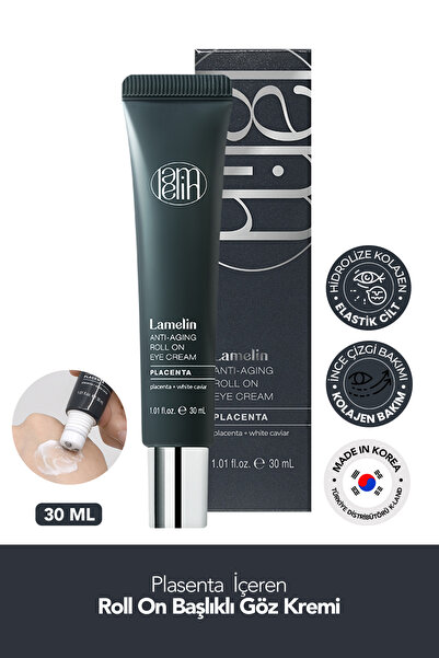 Lamelin Plasenta İçeren 30 ml 3’lü Masaj Başlıklı Aydınlatıcı Göz Kremi Place...