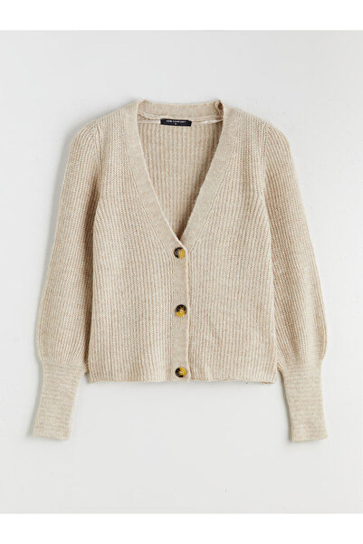 LC Waikiki عروض الموسم من RMZ GİYİM: كارديجان نسائي من التريكو بأكمام بالون و...