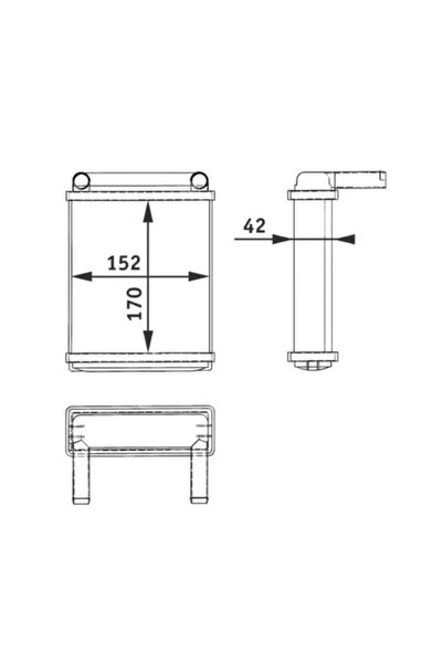 MAHLE Schimbator Caldura Incalzire Habitaclu Mercedes-Benz Sprinter 2-T Bus/S...