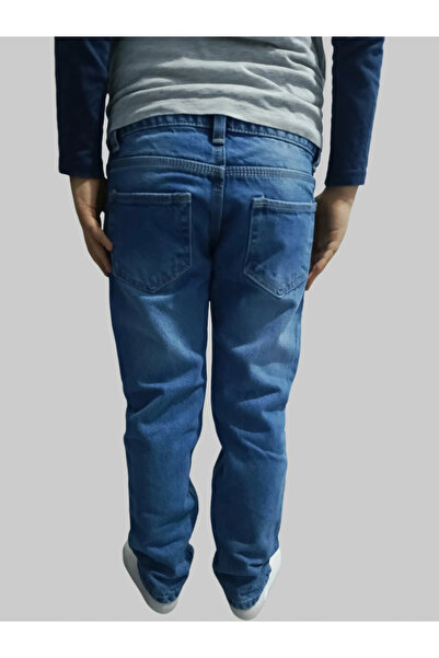 daniel milano Boy's Denim Blue Straight Leg Jeans Without Belt