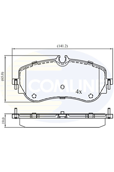 Comline Set Placute Frana Frana Disc Man Tge Caroserie/Tge Platou / Sasiu Vw ...