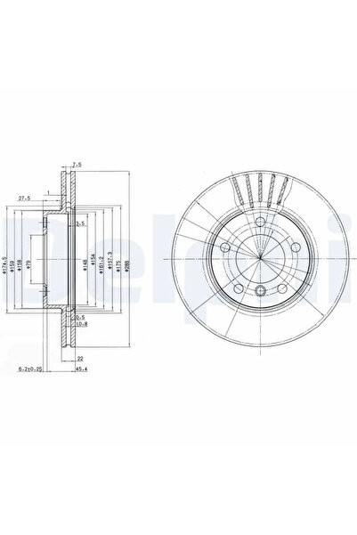 DELPHİ Disc Frana Bmw 3