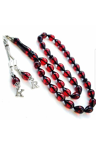 Genel Markalar ATEŞ GÖZYAŞİ MODEL DAMLA SIKMA KEHRIBAR TESBIH 925 AYAR GÜMÜŞ ...