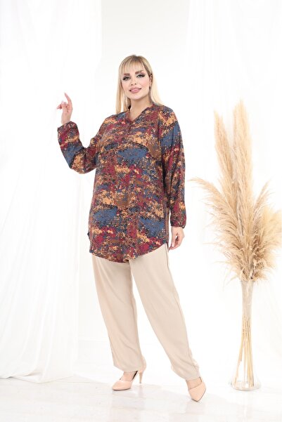 Tunikteks Tunic Transitional Soft Comfortable Cut Cotton Tunic