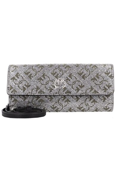 PİNKO Kožená kabelka Love Clutch 19,5 cm