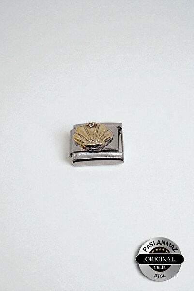 Lynare Italian Charm Bracelet Charm Oyster Seashell Model 1 Piece