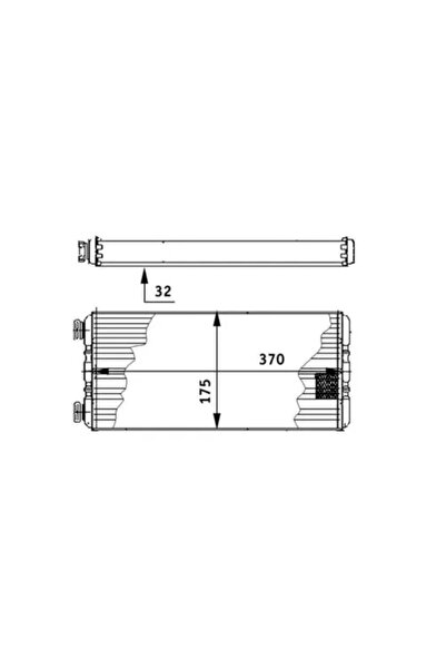 MAHLE Schimbator Caldura Incalzire Habitaclu Mercedes-Benz Actros MP2 / MP3