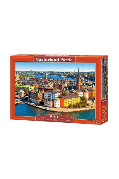 Castorland Puzzle 500 piese Stockholm Vechi, Suedia 52790