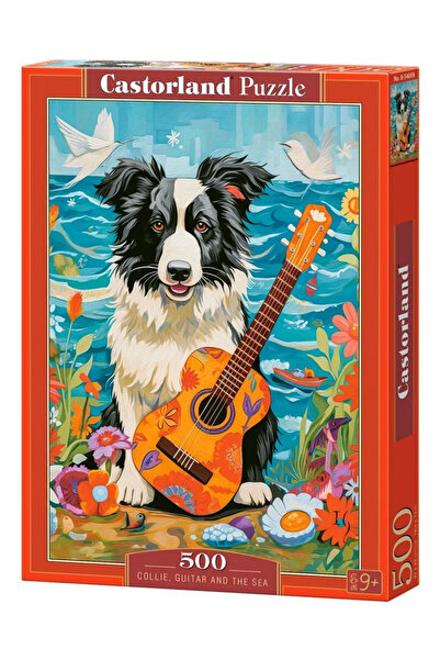 Castorland Puzzle 500 piese Collie, Chitara și Marea 054008