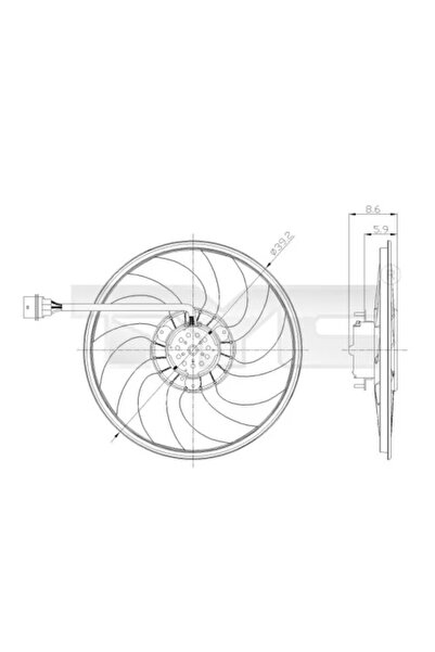 TYC Ventilator Radiator Scaun Cordoba/Ibiza 3/Ibiza 4 Skoda Fabia 2/Roomster