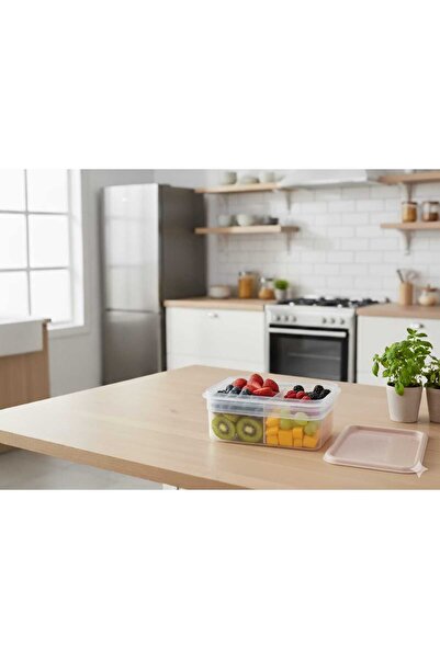 Nurfa Double Compartment Storage Container (Internal Compartments 2X200Ml Com...