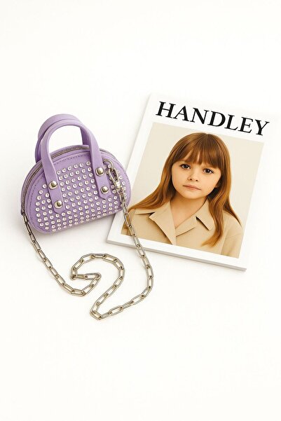 Handley Işıltılı Taşlı Mini Kız Çocuk Çantası – Zincir Askılı Şık Parti & Gün...