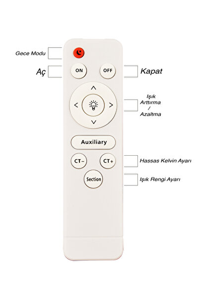 Dekorluna Armoni Kumandalı 3 Renk Işık Özellikli Modern Krom Kaplama Sarkıt Led Avize Salon Avize