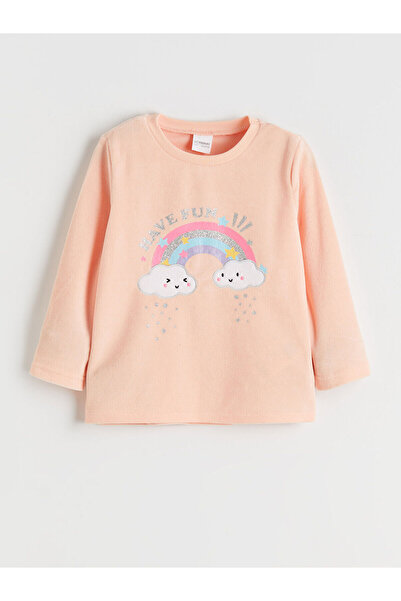 LC Waikiki Σετ πιτζάμες για κορίτσια Özmarka New Season με τύπωμα