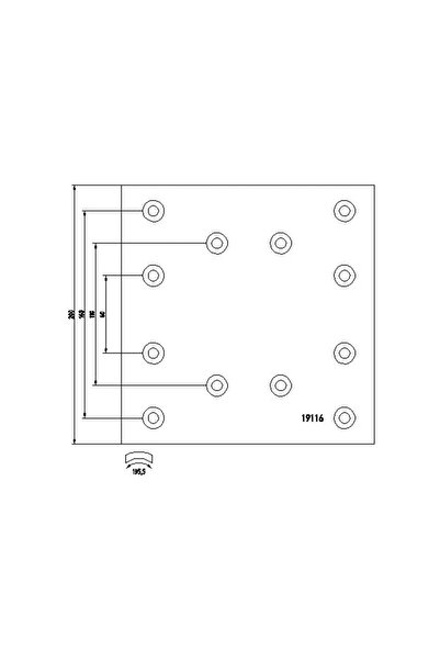 TEXTAR Set Garnituri De Frictiune Frana Tambur Iveco Trakker 1/Trakker 2
