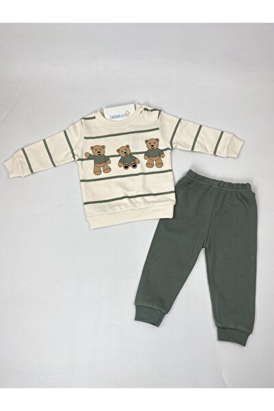 bebekyol Toy Bear Printed Baby Set