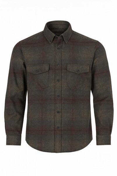 FABİO CASSANİ Erkek Kışlık HAKİKİ Oduncu Gömleği