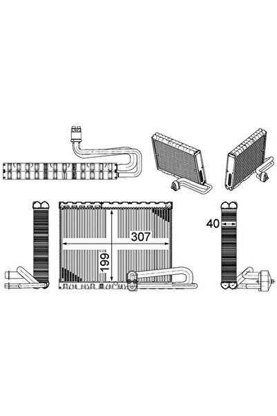 MAHLE Evaporator Aer Conditionat Volvo Fh