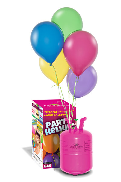 AvevaShop Helium cylinder complete set includes 30 balloons and ribbon