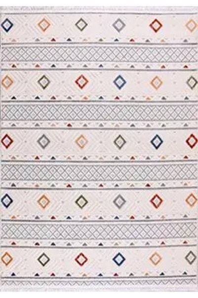 aren.HALI Salerno Modern Multi Degrade Polyester Kaydırmaz Tabanlı Makine Halısı