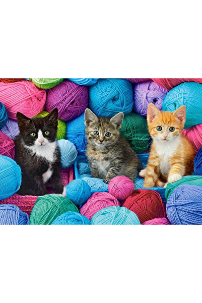 Castorland Puzzle 300 pieces Kittens in the Yarn Store 30477