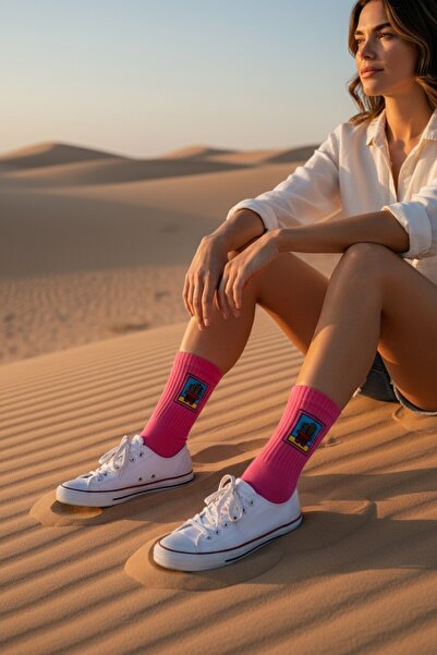 SANTO LEO Pamuklu Tenis Çorap Soket Boy - Unisex- spor çorap - sporcu çorap - beyaz çorap