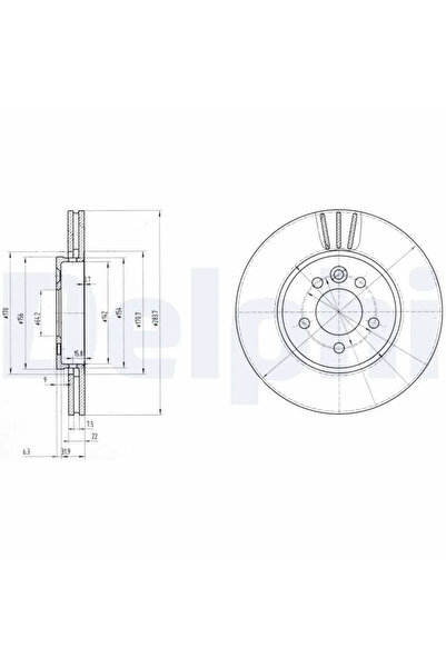 DELPHİ Disc Frana Mg Mg 6/Mg Zt Mg (Saic) 550/6
