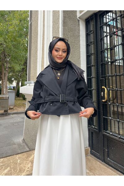 W WARGA ΚΟΝΤΟ ΜΠΟΥΦΑΝΤΟ διπλό πέτο ΜΕ ΛΕΠΤΟΜΕΡΗ ΖΩΝΗ