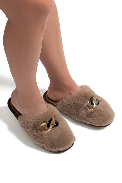 Twigy Perla Plush Women's House Slippers Beige 37/41
